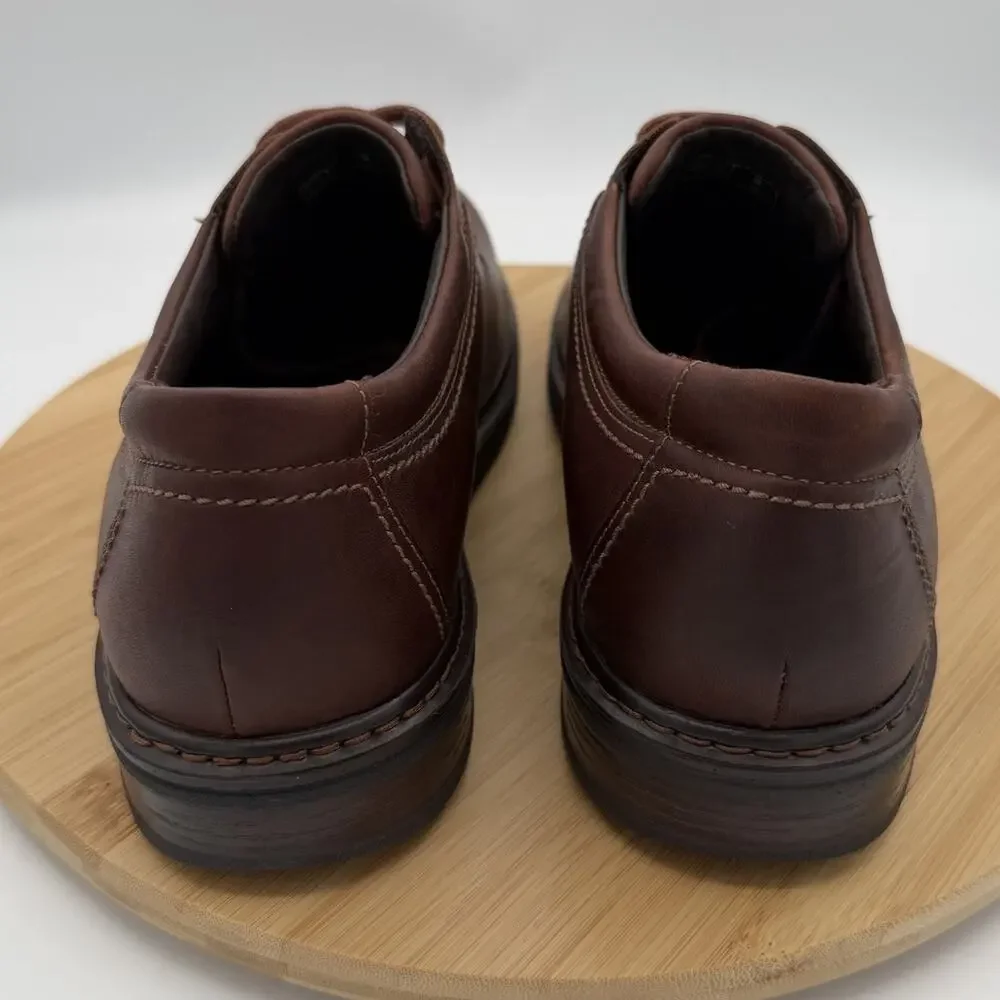 SAS Aden Brown Leather Oxford Comfort Casual Dress Shoe Men’s 9M EUC Retail $275
